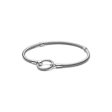 Exquisite Charm Bracelet Sterling Silver Classic Heart-Shaped T-shaped Design Bracelet -  Original Charm Jewellery - The Jewellery Supermarket